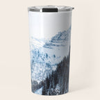 Snowy Mountain Landscape Travel Mug Gallery Image 1