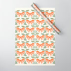 Charming Vintage Bow Pattern A Classic Design for Stylish Creations Wrapping Paper Gallery Image 1