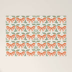 Charming Vintage Bow Pattern A Classic Design for Stylish Creations Welcome Mat Gallery Image 1