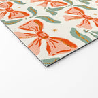 Charming Vintage Bow Pattern A Classic Design for Stylish Creations Welcome Mat Gallery Image 2