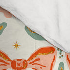 Charming Vintage Bow Pattern A Classic Design for Stylish Creations Comforter Gallery Image 4