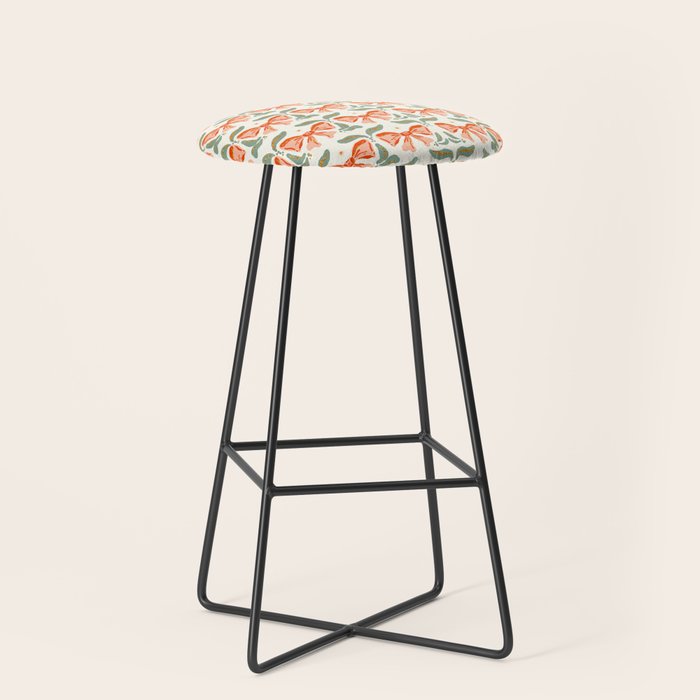 Charming Vintage Bow Pattern A Classic Design for Stylish Creations Stool Gallery Image 1