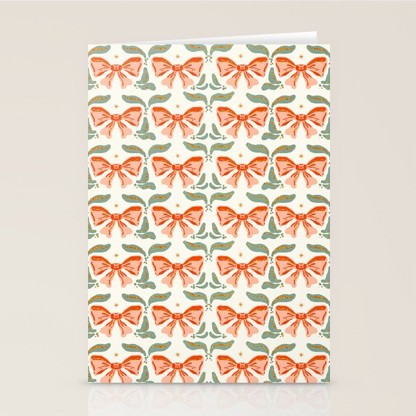 Charming Vintage Bow Pattern A Classic Design for Stylish Creations Stationery Card Gallery Image 2
