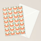 Charming Vintage Bow Pattern A Classic Design for Stylish Creations Stationery Card Gallery Image 2