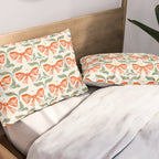 Charming Vintage Bow Pattern A Classic Design for Stylish Creations Pillow Sham Gallery Image 2