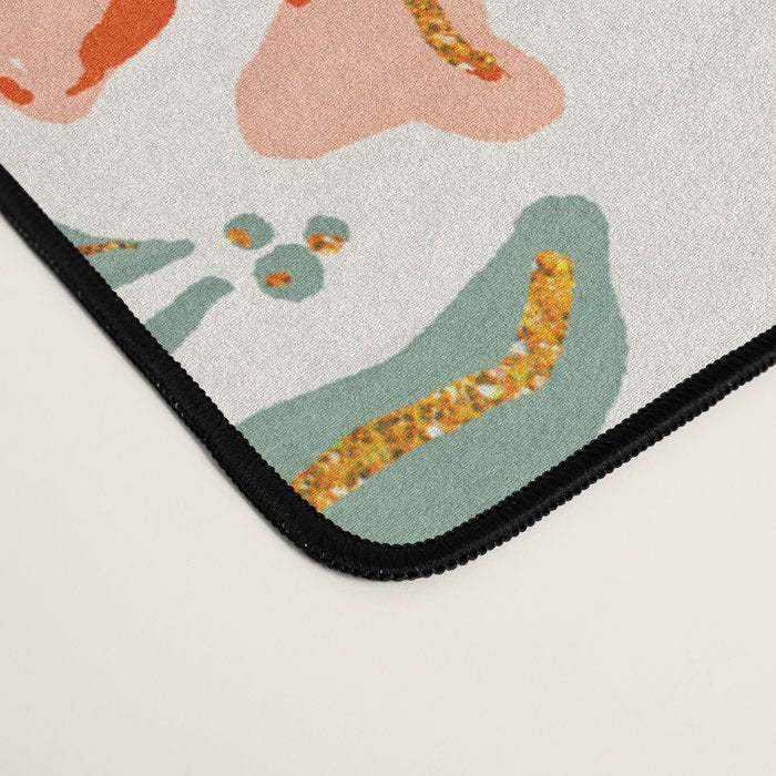 Charming Vintage Bow Pattern A Classic Design for Stylish Creations Desk Mat Gallery Image 4