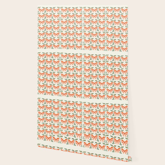 Charming Vintage Bow Pattern A Classic Design for Stylish Creations Wallpaper Gallery Image 2