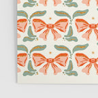 Charming Vintage Bow Pattern A Classic Design for Stylish Creations Poster Gallery Image 3