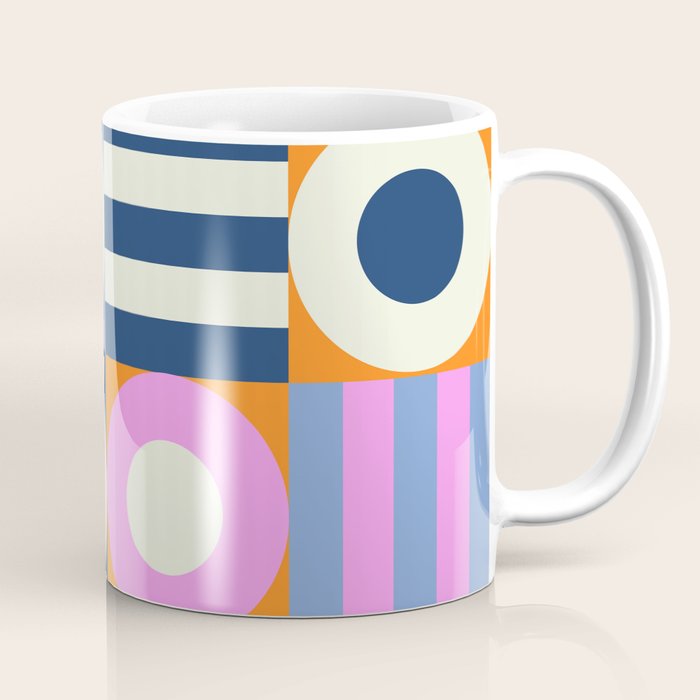 Happy Geometrics Coffee Mug Gallery Image 1