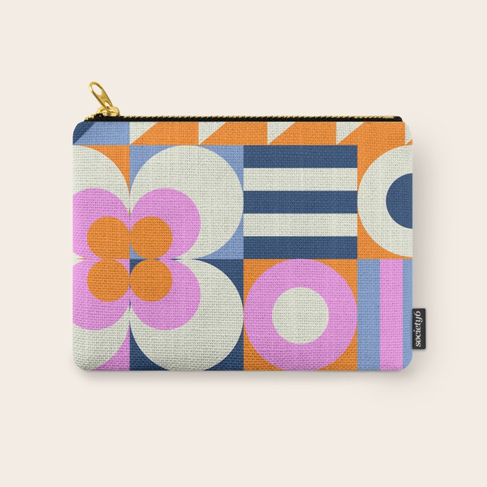 Happy Geometrics Carry All Pouch Gallery Image 1