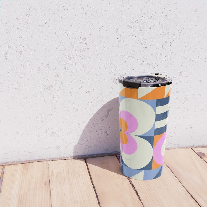 Happy Geometrics Travel Mug Gallery Image 4