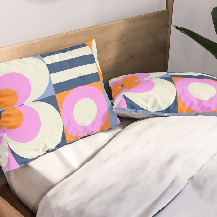 Happy Geometrics Pillow Sham Gallery Image 2
