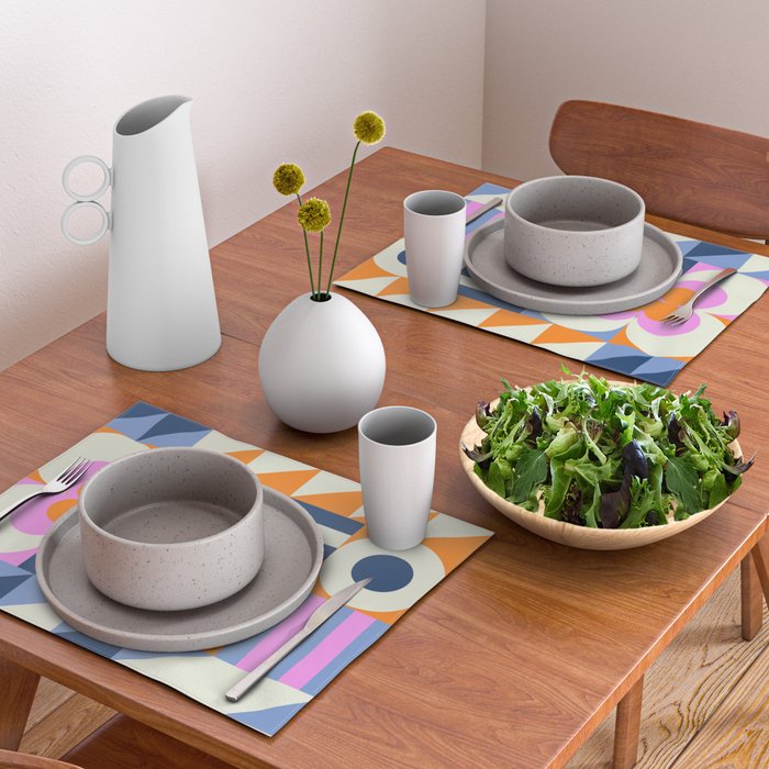 Happy Geometrics Placemat Gallery Image 2