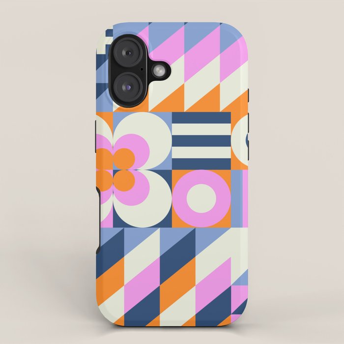 Happy Geometrics iPhone Case Gallery Image 1