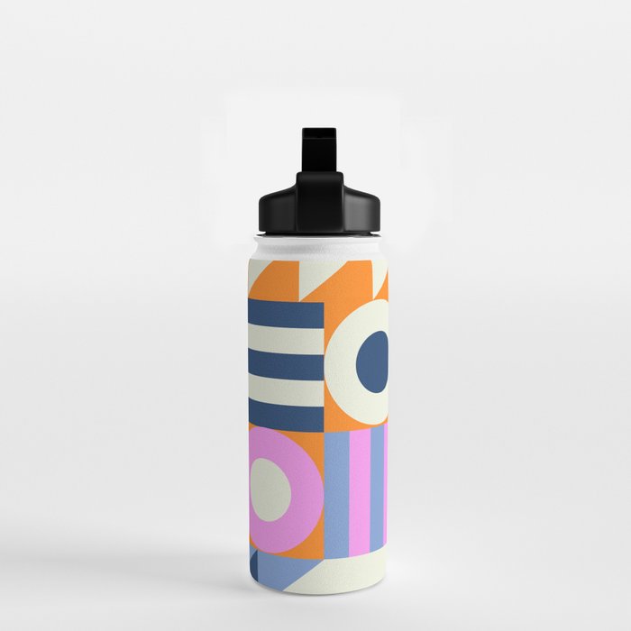 Happy Geometrics Water Bottle Gallery Image 2