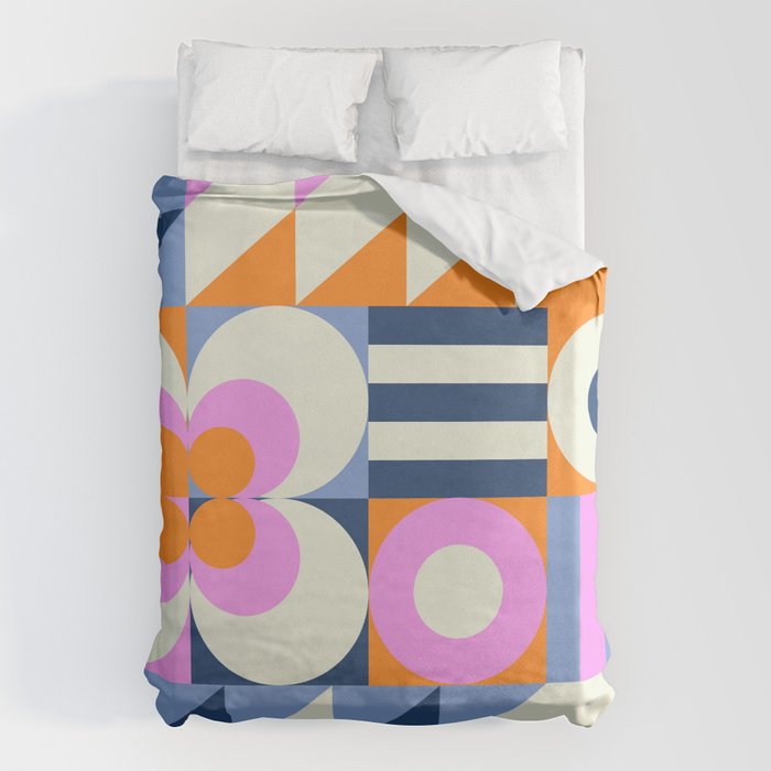 Happy Geometrics Duvet Cover Gallery Image 1