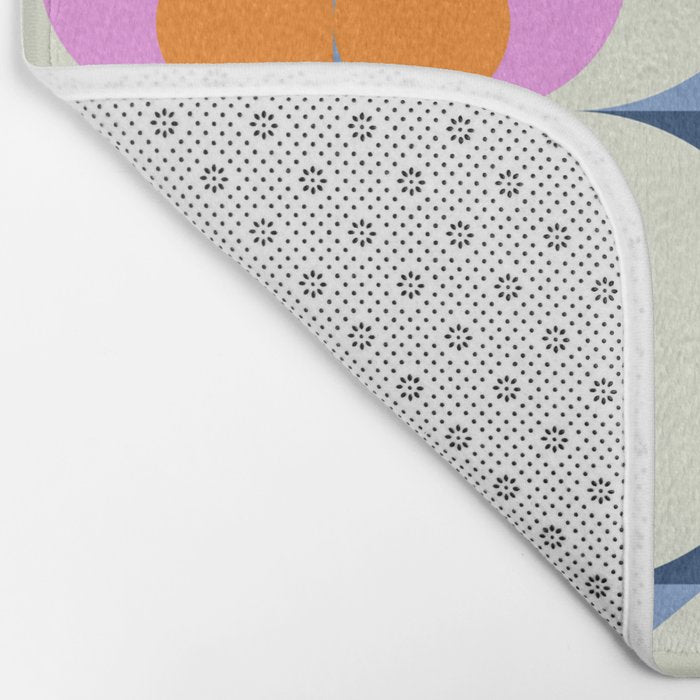Happy Geometrics Bath Mat Gallery Image 2