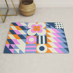 Happy Geometrics Rug Gallery Image 1