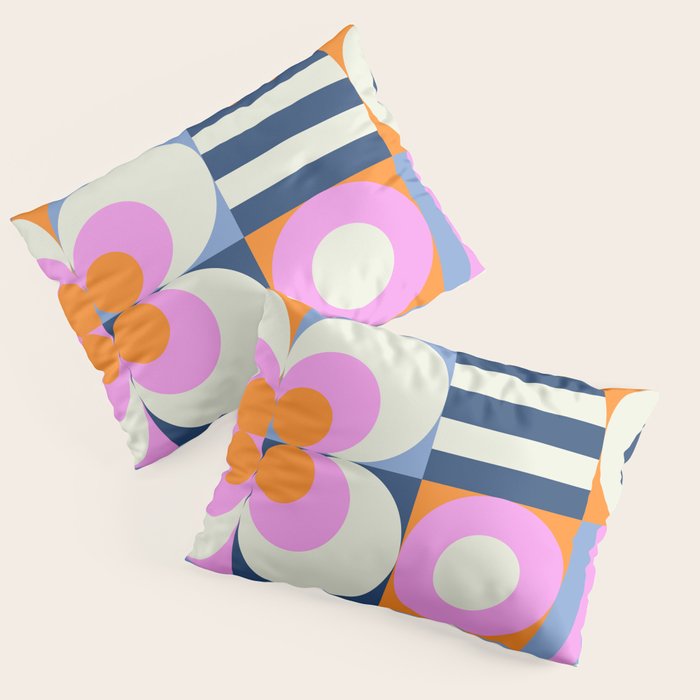 Happy Geometrics Pillow Sham Gallery Image 1