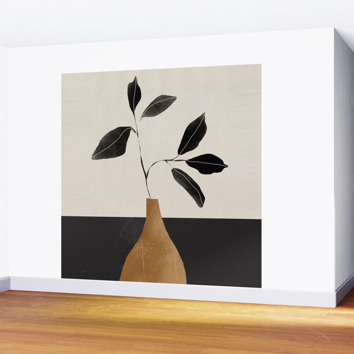 minimal plant 6/2 Wall Mural Gallery Image 2
