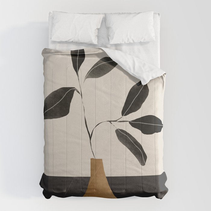 minimal plant 6/2 Comforter Gallery Image 1