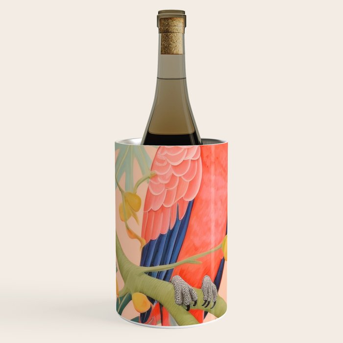 Pastel Parrot Pair Wine Chiller Gallery Image 2