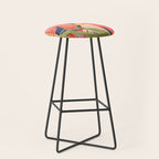 Pastel Parrot Pair Stool Gallery Image 1