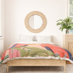 Pastel Parrot Pair Duvet Cover Gallery Image 3
