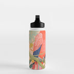 Pastel Parrot Pair Water Bottle Gallery Image 3