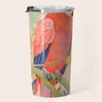 Pastel Parrot Pair Travel Mug Gallery Image 3