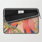 Pastel Parrot Pair Laptop Sleeve Gallery Image 2