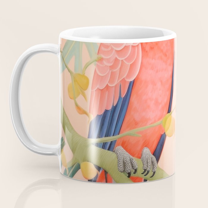 Pastel Parrot Pair Coffee Mug Gallery Image 3