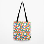 Retro psychedelic rainbow pattern Tote Bag Gallery Image 2