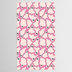 Pink Ghost Party Pop Art  Tablecloth Gallery Image 2