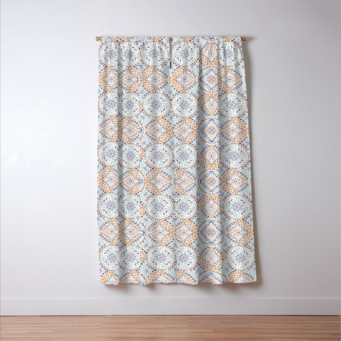 Artsy Leaf Symphony Window Curtain Gallery Image 3