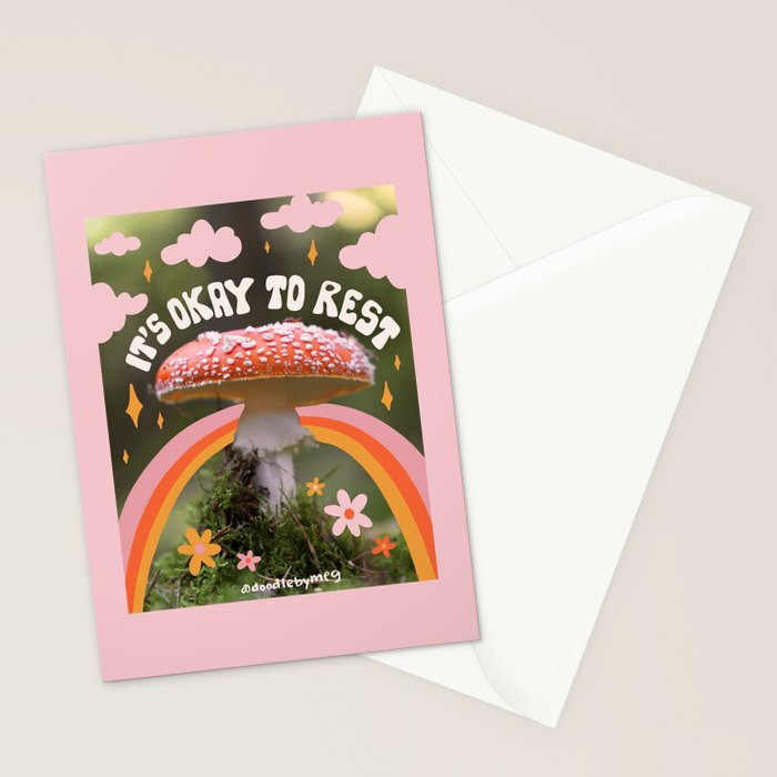 It's Okay to Rest Stationery Card Gallery Image 2