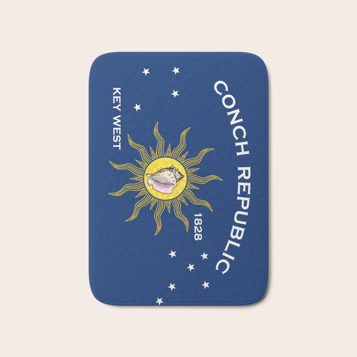 Conch Republic Flag Bath Mat Gallery Image 1