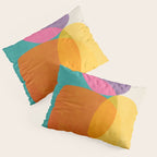 Modern Colorful Abstract Round Shapes Pillow Sham Gallery Image 3