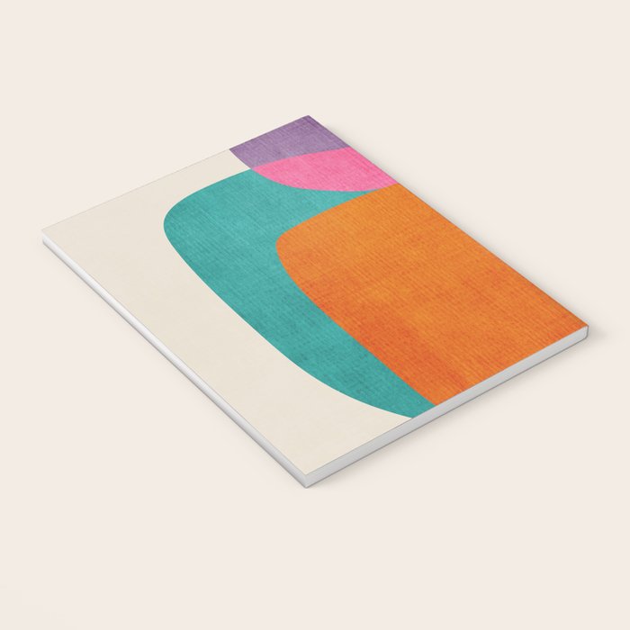 Modern Colorful Abstract Round Shapes Notebook Gallery Image 3