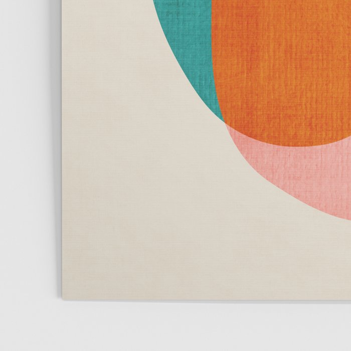 Modern Colorful Abstract Round Shapes Poster Gallery Image 3
