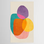 Modern Colorful Abstract Round Shapes Tablecloth Gallery Image 2