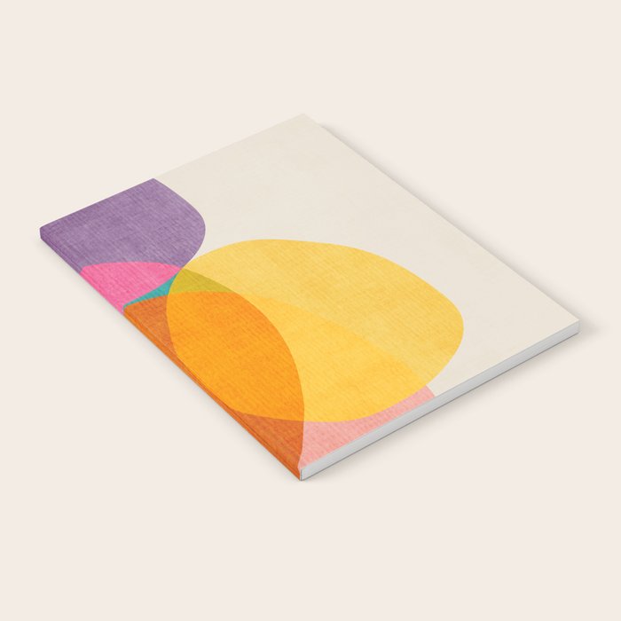 Modern Colorful Abstract Round Shapes Notebook Gallery Image 2