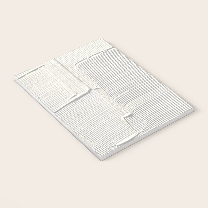 Relief [2]: an abstract, textured piece in white by Alyssa Hamilton Art Notebook Gallery Image 3