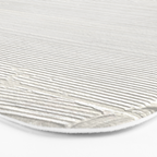 Relief [2]: an abstract, textured piece in white by Alyssa Hamilton Art Bath Mat Gallery Image 3