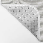 Relief [2]: an abstract, textured piece in white by Alyssa Hamilton Art Bath Mat Gallery Image 2