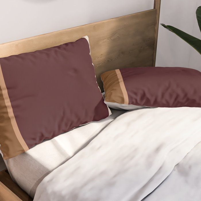 Contemporary Color Block XXV Pillow Sham Gallery Image 2