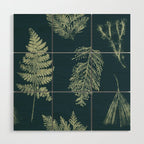 Hammond in Emerald Green Wood Wall Art Gallery Image 1