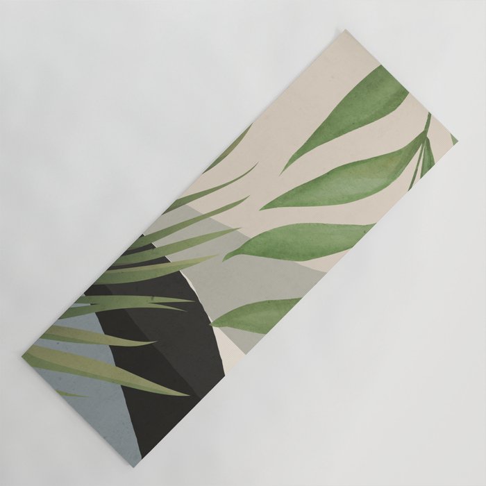 Abstract Art Tropical Leaves 49 Yoga Mat Gallery Image 1