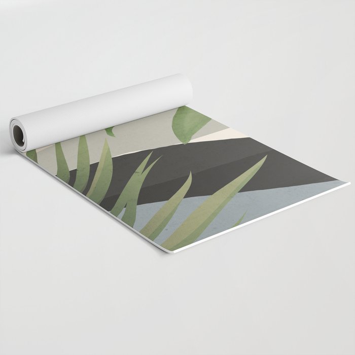 Abstract Art Tropical Leaves 49 Yoga Mat Gallery Image 2
