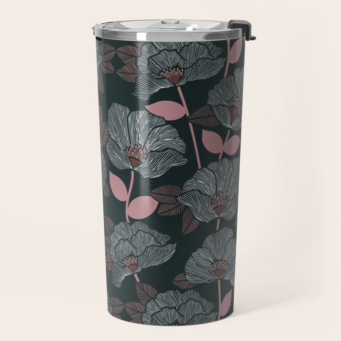Nocturnal Bloom Travel Mug Gallery Image 2